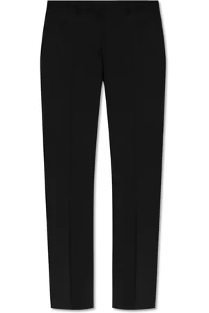 Helmut Lang Dames, Broeken, Zwart, Maat: S Wol