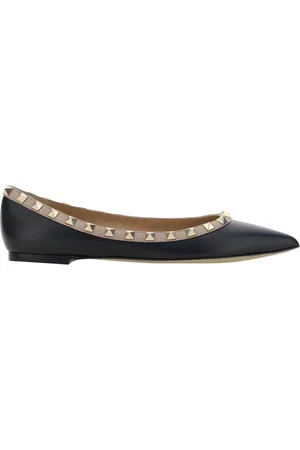 VALENTINO GARAVANI Dames, Schoenen, Zwart, Maat: 35 1/2 EU Leer