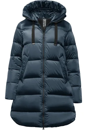 Bomboogie Dames, Mantels, Blauw, Maat: 2XL Nylon