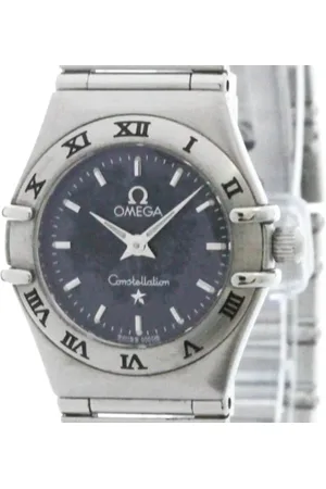 Omega Heren, Pre-owned, Zwart, Maat: ONE Size