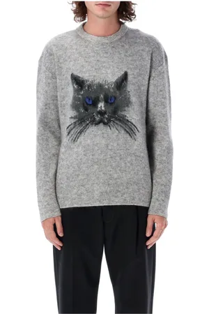 Givenchy Heren, Truien, Grijs, Maat: L Wol