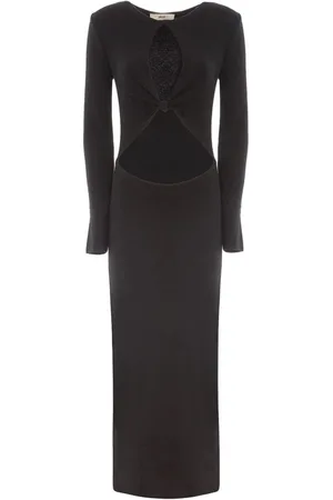 AKEP Dames, Jurken, Zwart, Maat: M Viscose