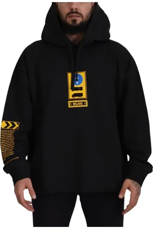 Dolce & Gabbana Heren, Sweatshirts & Hoodies, Zwart, Maat: M Katoen