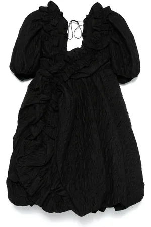 Cecilie Bahnsen Dames, Jurken, Zwart, Maat: XS Wol