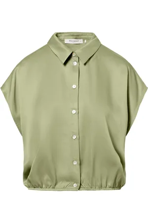 beaumont Dames, Blouses & Shirts, Groen, Maat: S