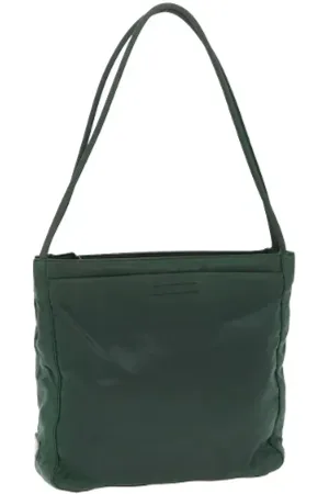 Prada Dames, Pre-owned, Groen, Maat: ONE Size Nylon