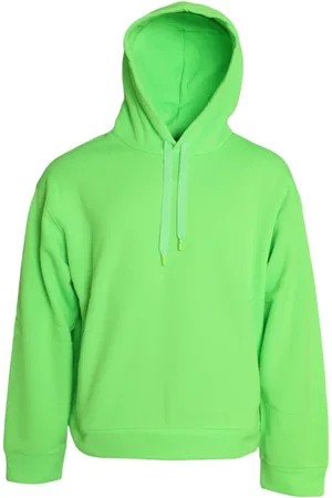 Dolce & Gabbana Heren, Sweatshirts & Hoodies, Groen, Maat: 2XL Poliester
