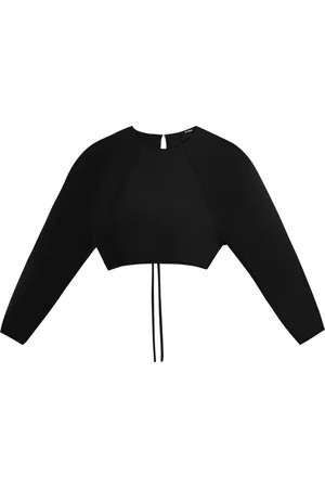 Axel Arigato Dames, Blouses & Shirts, Zwart, Maat: M Satijn