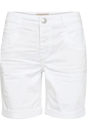 Mos Mosh Dames, Korte broeken, Wit, Maat: W28 Denim