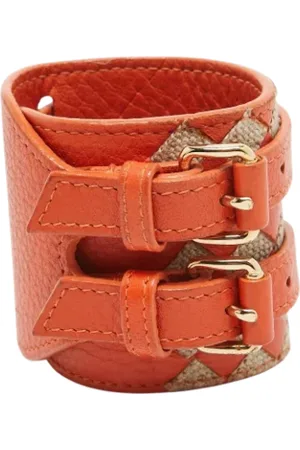 Bottega Veneta Dames, Pre-owned, Oranje, Maat: ONE Size Leer