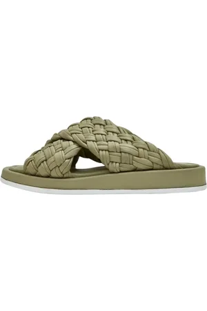 CESARE GASPARI Dames, Schoenen, Groen, Maat: 40 EU Leer