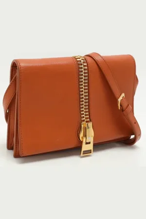 Tom Ford Dames, Pre-owned, Bruin, Maat: ONE Size Leer