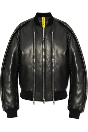 Moncler Dames, Jassen, Zwart, Maat: M Leer