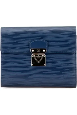 LOUIS VUITTON Dames, Pre-owned, Blauw, Maat: ONE Size Leer