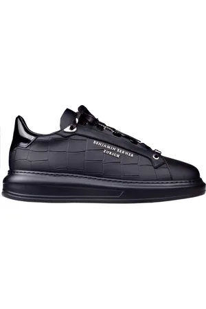 Benjamin Berner Heren, Schoenen, Zwart, Maat: 45 EU Leer