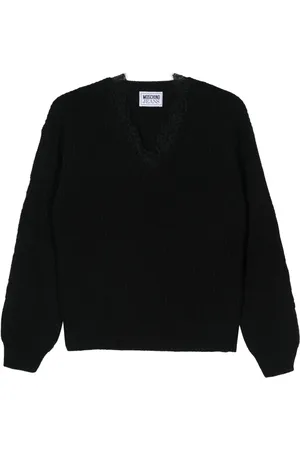 Moschino Dames, Truien, Zwart, Maat: XS Wol