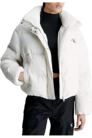 Calvin Klein Dames, Jassen, Wit, Maat: L