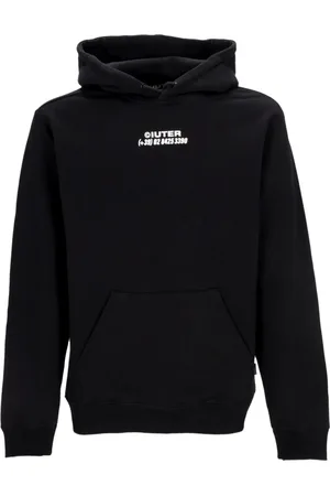 IUTER Heren, Sweatshirts & Hoodies, Zwart, Maat: XL Katoen