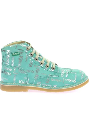 Kickers Dames, Schoenen, Blauw, Maat: 38 EU Leer