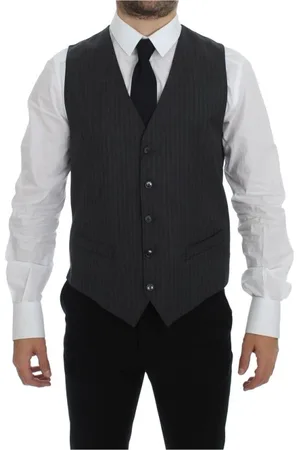 Dolce & Gabbana Heren, Pakken, Grijs, Maat: M Wol