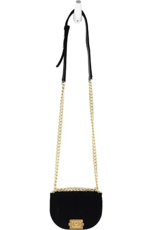 CHANEL Dames, Pre-owned, Zwart, Maat: ONE Size Velours