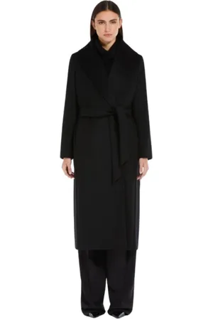 Max Mara Dames, Mantels, Bruin, Maat: M Wol