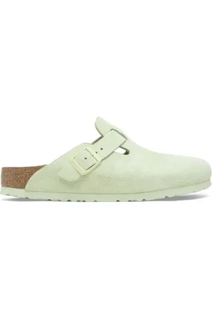 Birkenstock Dames, Schoenen, Groen, Maat: 38 EU Synthetisch