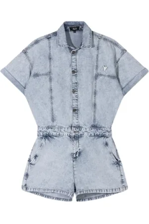Alix the label Dames, Jumpsuits & Playsuits, Blauw, Maat: XS Denim