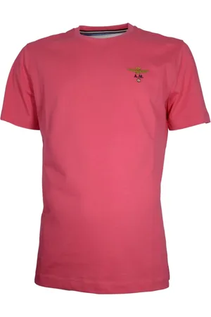 Aeronautica Militare Heren, Tops, Roze, Maat: L Katoen