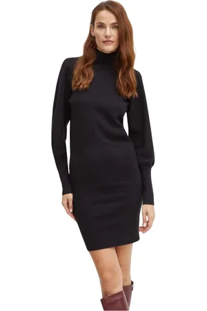 Silvian Heach Dames, Jurken, Zwart, Maat: S Nylon