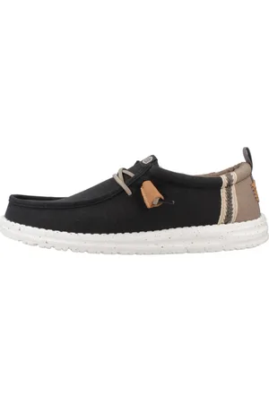 Hey dude Heren, Schoenen, Zwart, Maat: 41 EU Linnen