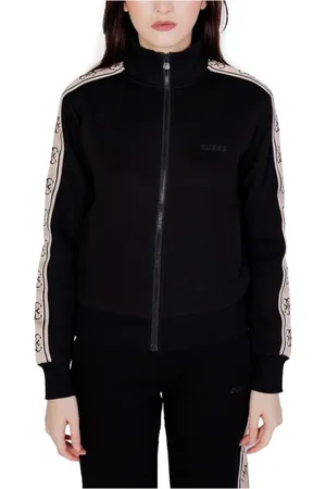 Guess Dames, Sweatshirts & Hoodies, Zwart, Maat: XS Katoen