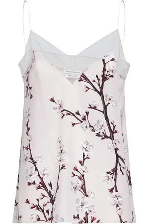 Alexander McQueen Dames, Tops, Roze, Maat: 2XS Zijde