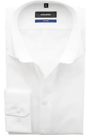 Seidensticker Heren, Overhemden, Wit, Maat: 2XL