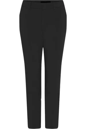 C.ro Dames, Broeken, Zwart, Maat: 2XL Viscose