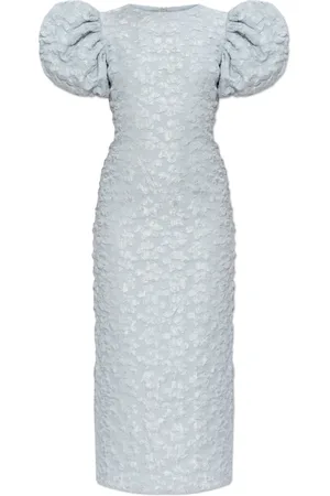 ROTATE Dames, Jurken, Blauw, Maat: S Viscose