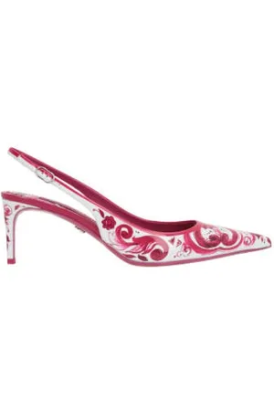 Dolce & Gabbana Dames, Schoenen, Veelkleurig, Maat: 35 EU Leer