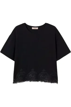 Twin-Set Dames, Tops, Zwart, Maat: M