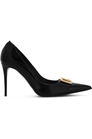 Dolce & Gabbana Dames, Schoenen, Zwart, Maat: 37 EU Leer