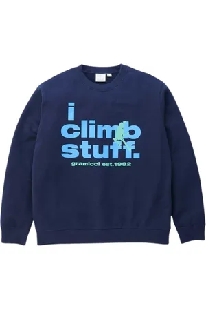 Gramicci Heren, Sweatshirts & Hoodies, Blauw, Maat: S