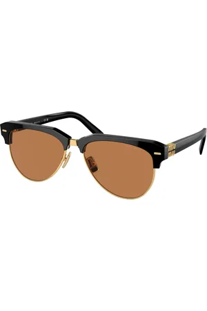Miu Miu Unisex, Accessoires, Zwart, Maat: 57 MM