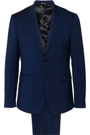 REVERES 1949 Heren, Pakken, Blauw, Maat: 2XL Wol