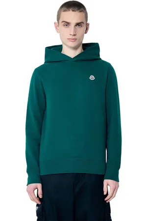 Moncler Heren, Sweatshirts & Hoodies, Groen, Maat: S Katoen