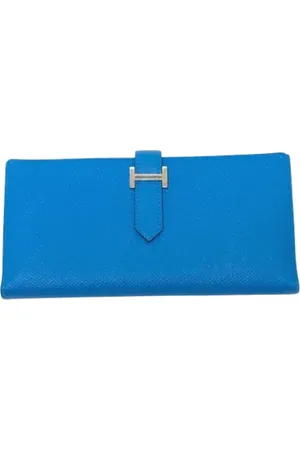 Hermès Dames, Pre-owned, Blauw, Maat: ONE Size Leer