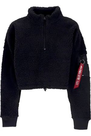 Alpha Industries Dames, Sweatshirts & Hoodies, Zwart, Maat: M Poliester