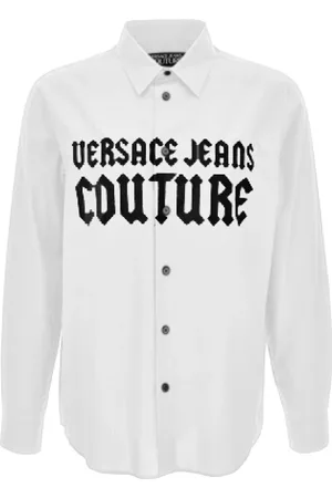 VERSACE Heren, Overhemden, Wit, Maat: S