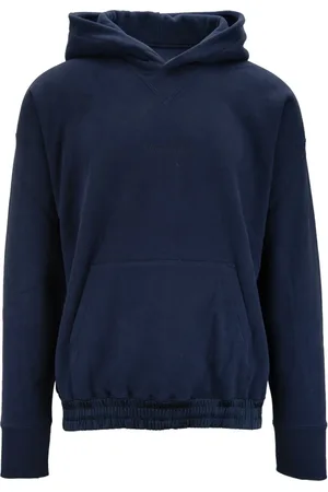 Saint Laurent Heren, Sweatshirts & Hoodies, Blauw, Maat: XL Katoen