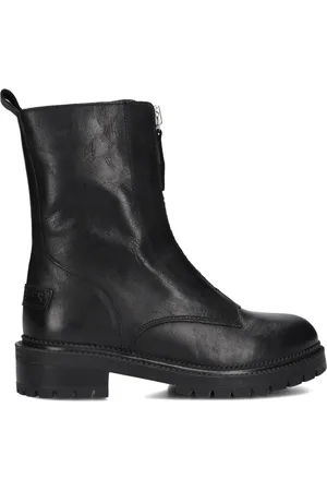 Shabbies Amsterdam Dames, Schoenen, Zwart, Maat: 39 EU Leer