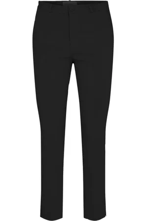 Freequent Dames, Broeken, Zwart, Maat: XL Viscose