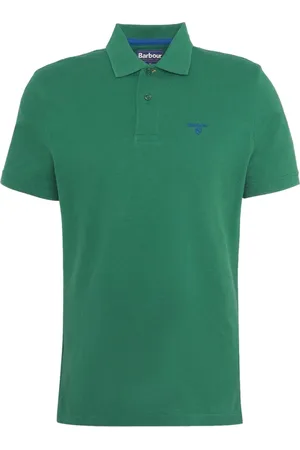 Barbour Heren, Tops, Groen, Maat: M Katoen